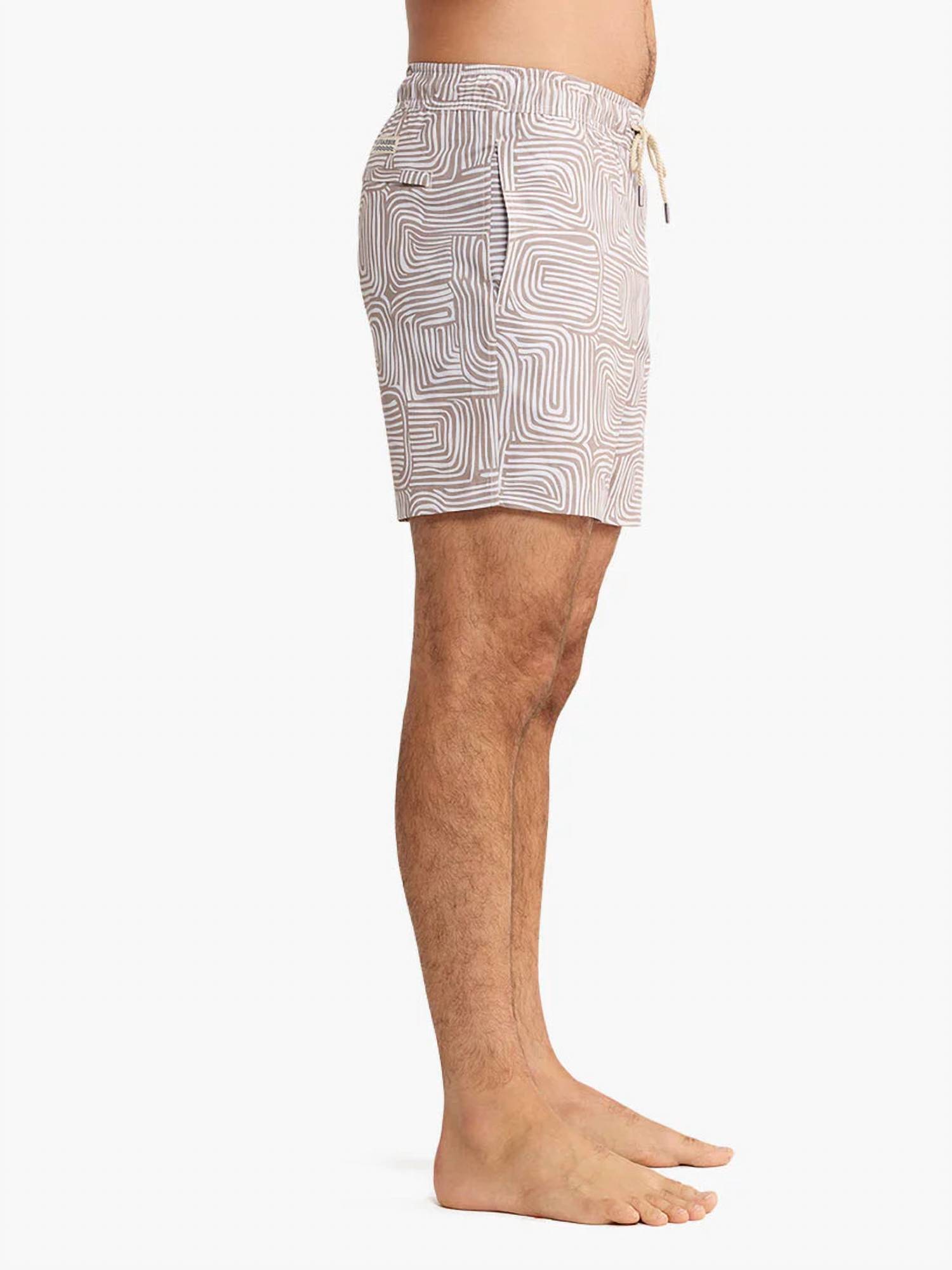 New Fair Harbor Bayberry Trunk Shorts In Wavy Sands — image 4 of 8